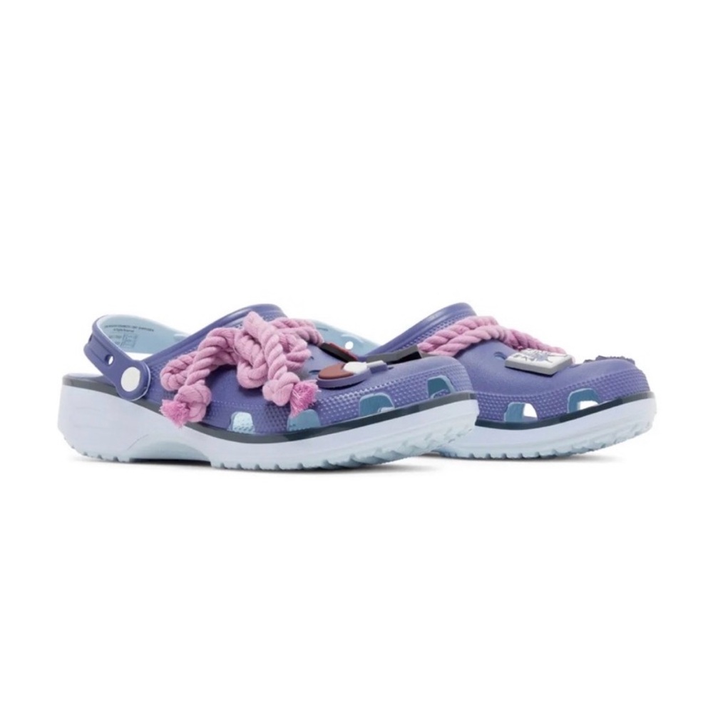 Crocs Naruto Shippuden Sasuke Classic Clog Mineral Blue Men's 9 Women’s 11